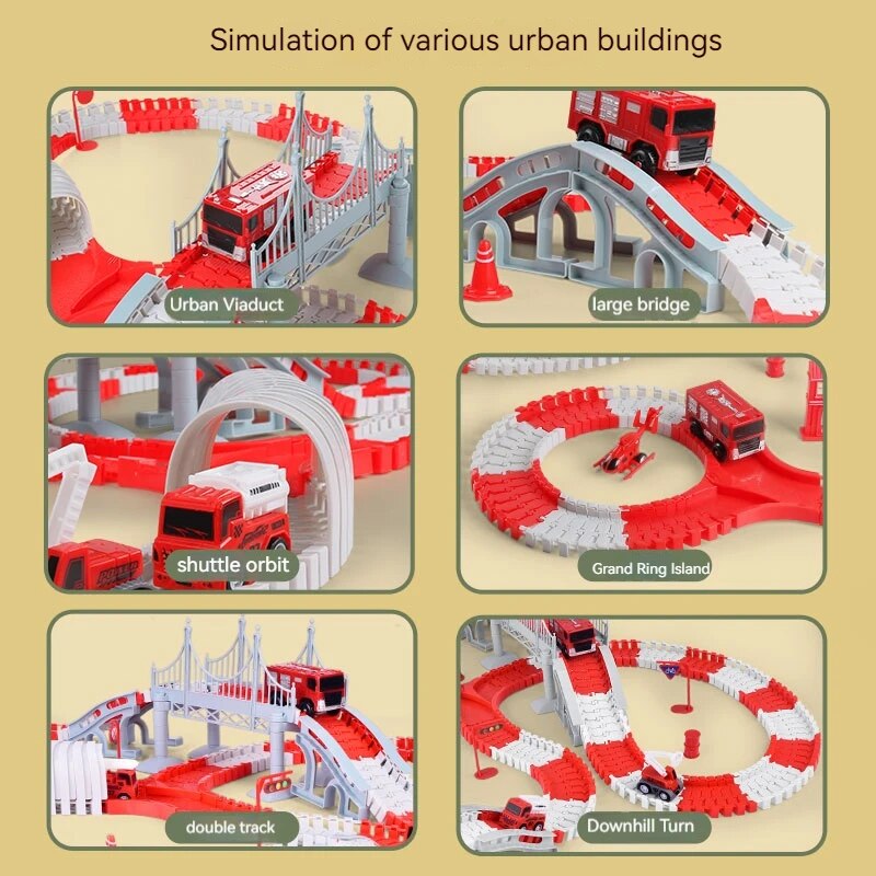 Fire Engine Track Assembling C - Model Kit Engine ulasan dan harga