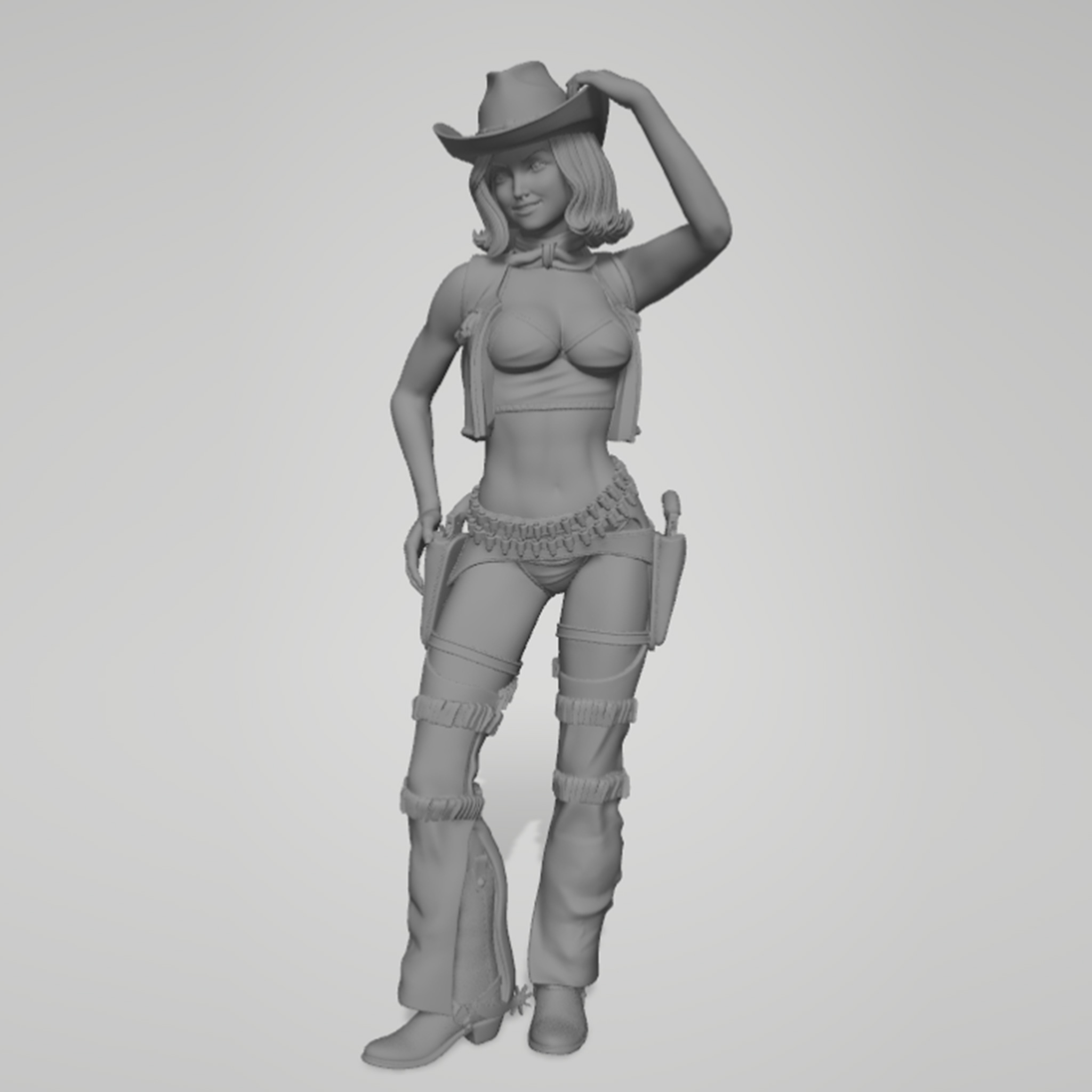 1/24 1/18 1/12 cowboy girl Una - Model Kit Fantasy ulasan dan harga