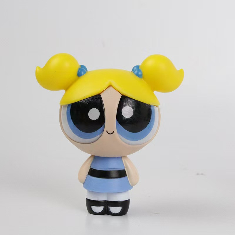 Powerpuff Girls PVC Figure Set - Model Kit Anime Girl ulasan dan harga