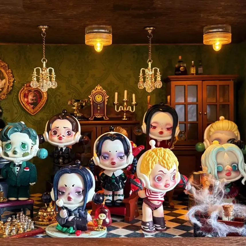 POP MART SKULLPANDA Addams Fam - Model Kit Anime Girl ulasan dan harga