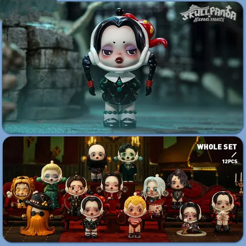 POP MART SKULLPANDA Addams Fam - Model Kit Anime Girl ulasan dan harga
