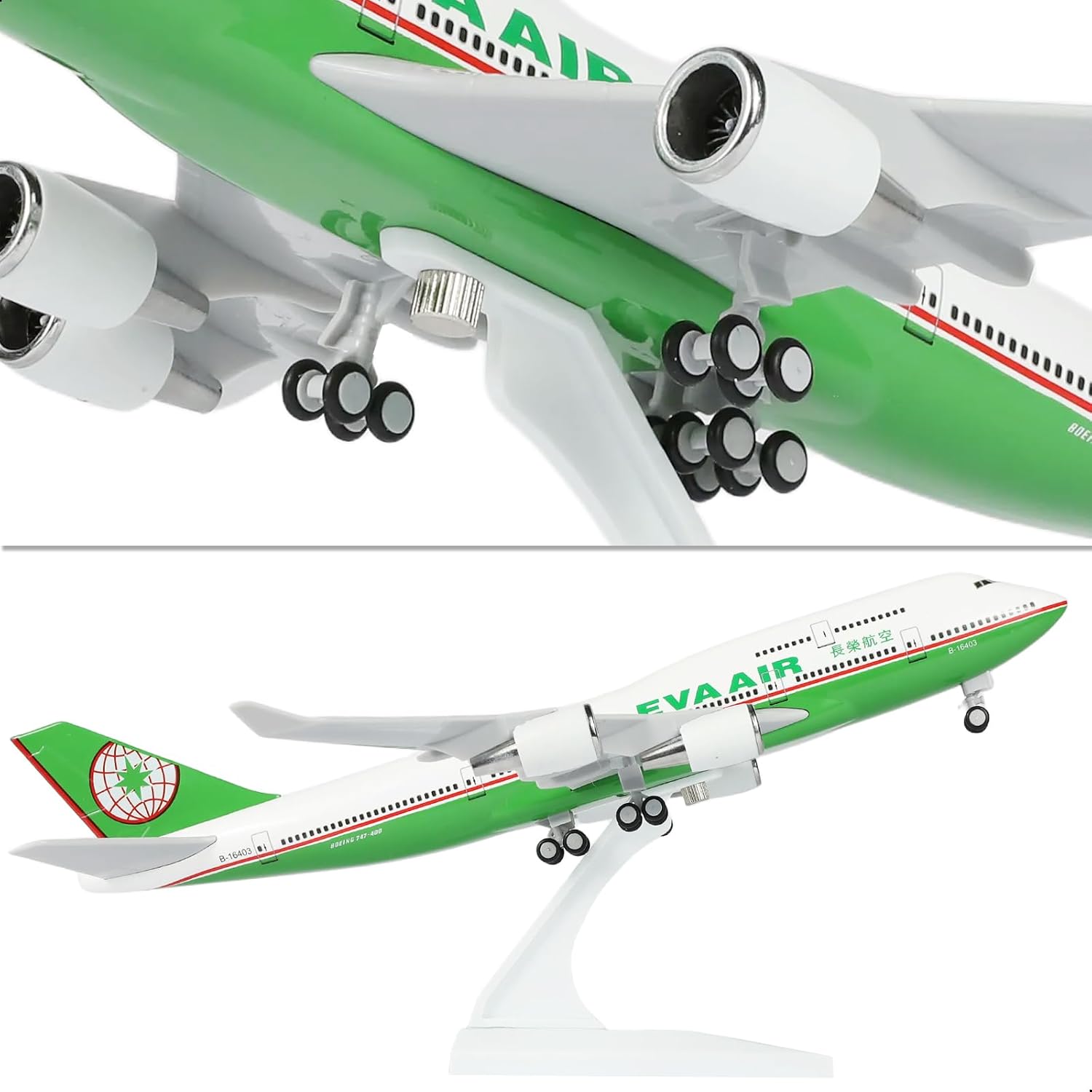 30cm EVA Air B747 Resin Aircra - Model Kit Eva ulasan dan harga
