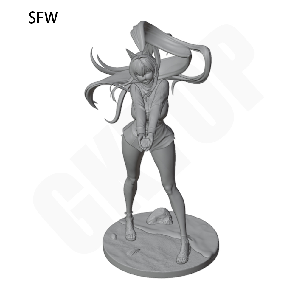 Fantasy Cat Eared Girl Miniatu - Model Kit Fantasy ulasan dan harga