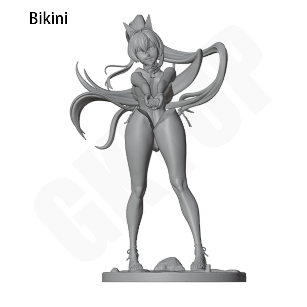 Fantasy Cat Eared Girl Miniatu - Model Kit Fantasy ulasan dan harga