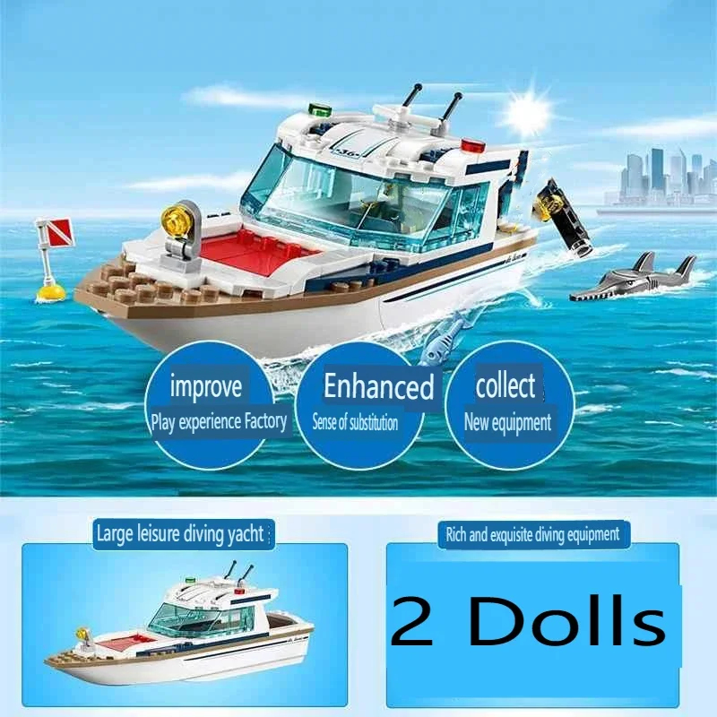 City Series 60221 Sunshine Div - Model Kit Yacht ulasan dan harga