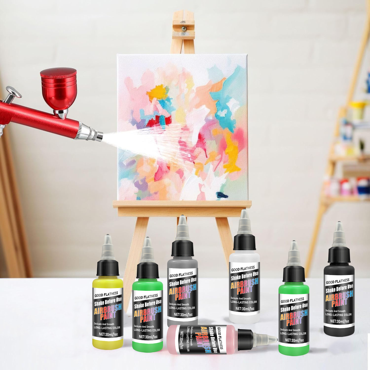 Airbrush Acrylic Paint Set 12  - Paint Model Kit ulasan dan harga